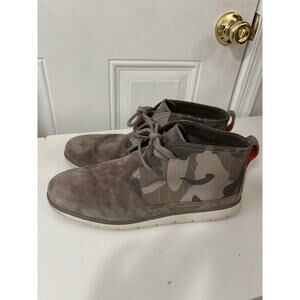 UGG Freamon Camo Suede & Nylon Chukka Boots Men's sz 11 Multicolor 1018444